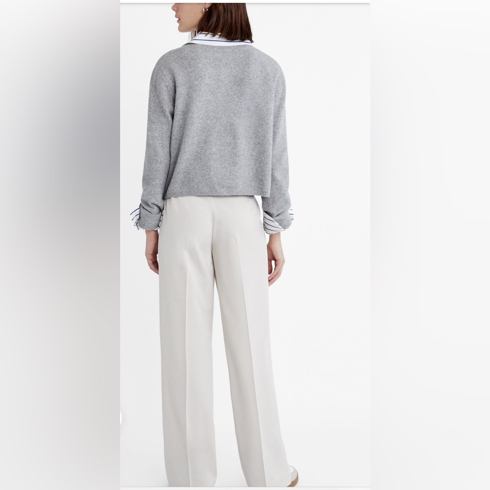 STRADIVARIUS SMART STRAIGHT-LEG TROUSERS in Size 6 - Picture 2 of 9